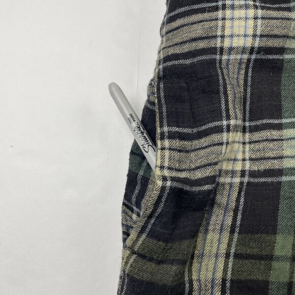 Canyon Guide Outfitters Flannel Shirt Jacket Men’s M Quilt Lined Chore Snap Up - Picture 9 of 11